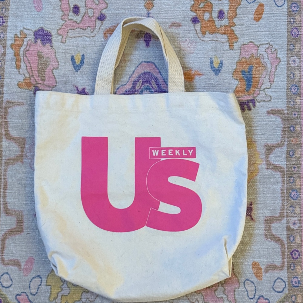 US Weekly canvas bag